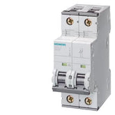 Siemens Miniature circuit breaker, 2-pole, 400V, 6kA, 16A Siemens